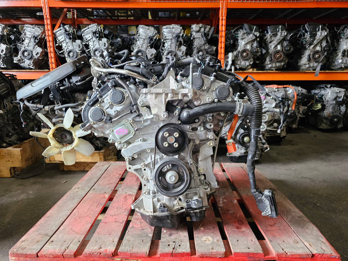 JDM Toyota Highlander 2017-2019 2GR-FXS 3.5L V6 Hybrid Engine Only / Stock No:1314 - Toronto Auto Parts