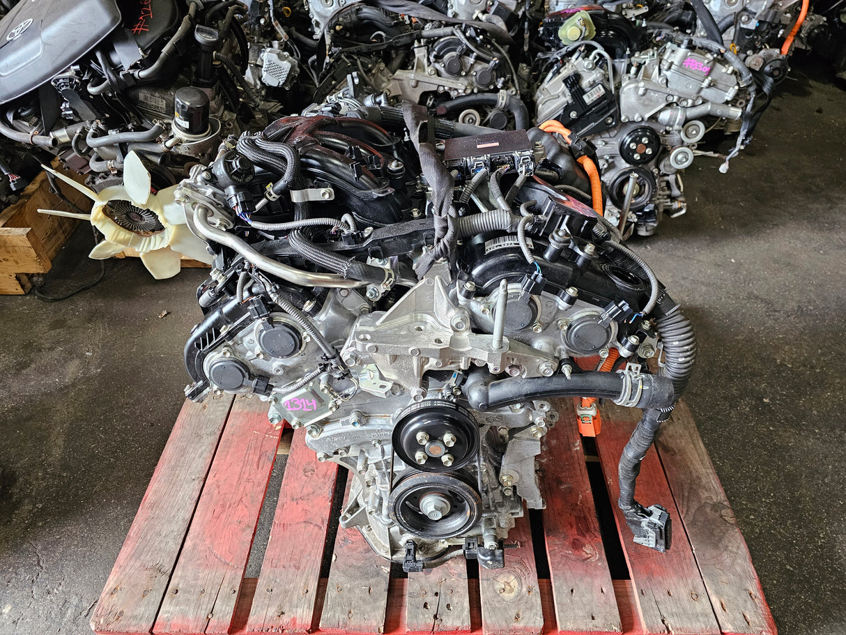 JDM Toyota Highlander 2017-2019 2GR-FXS 3.5L V6 Hybrid Engine Only / Stock No:1314 - Toronto Auto Parts