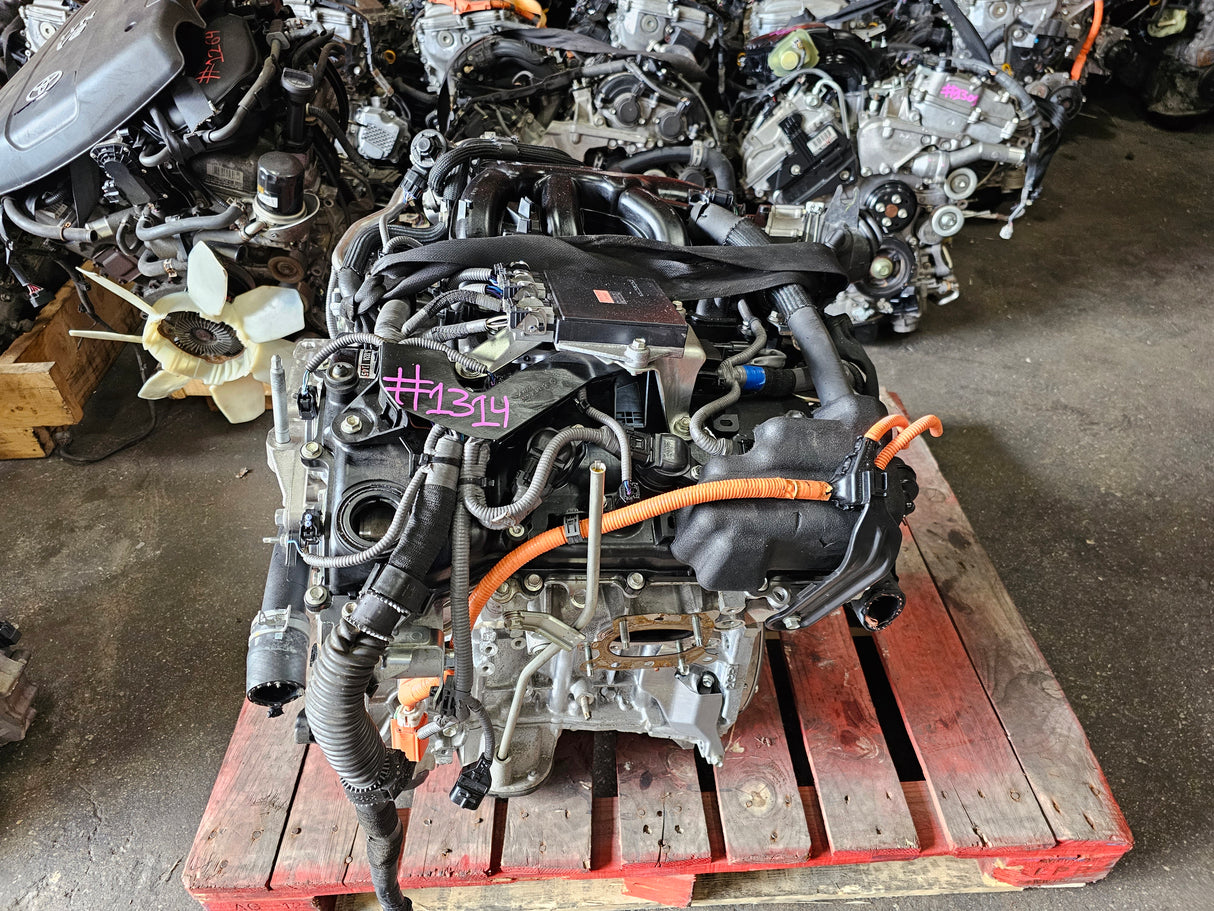 JDM Toyota Highlander 2017-2019 2GR-FXS 3.5L V6 Hybrid Engine Only / Stock No:1314 - Toronto Auto Parts