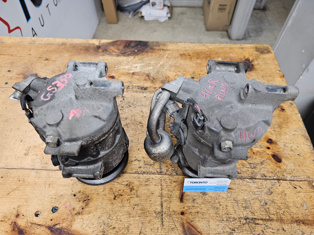 JDM Lexus GS350 / GS300 / IS250 / IS350 2.5L, 3.0L, 3.5L V6 AWD 2006-2013 AC Compressor - Toronto Auto Parts