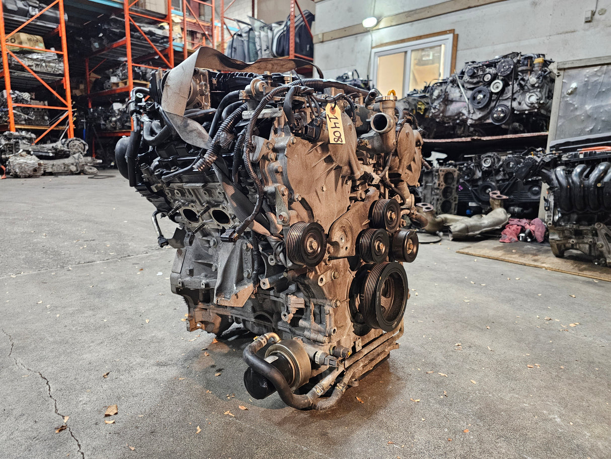 JDM Infiniti/Nissan G37/370z 2008-2013 VQ37-VHR 3.7L Engine Only / Stock No: 1408 - Toronto Auto Parts