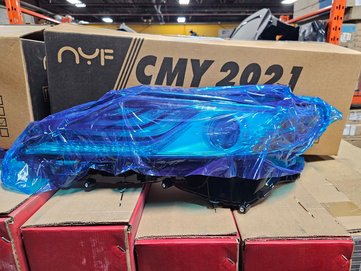 Toyota Camry 2019-2023 HEAD LAMP LH-RH LED CHROME BEZEL XLE TRIM - Toronto Auto Parts