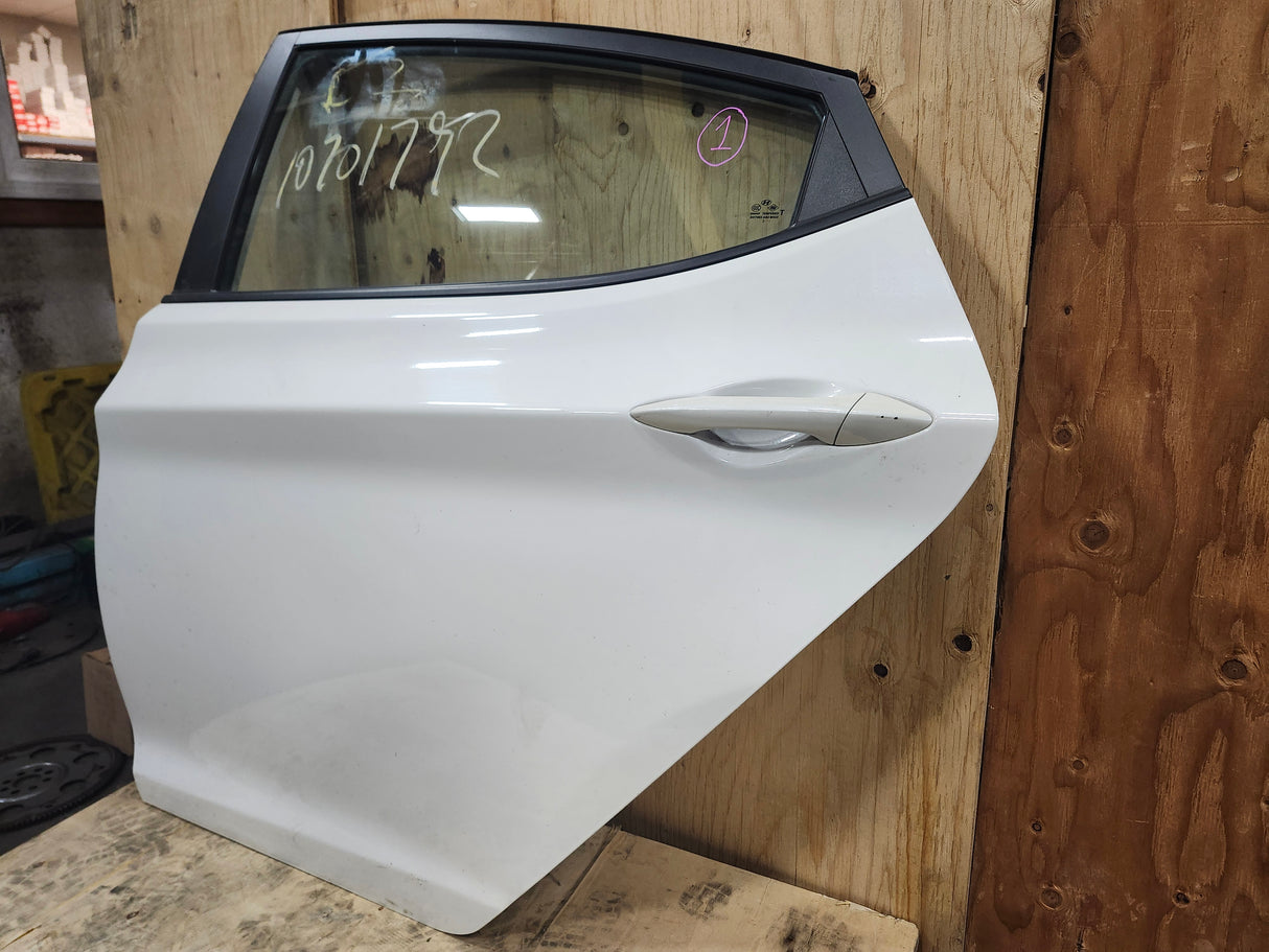 Hyundai Elantra 2011-2016 Rear Left White Door - Toronto Auto Parts