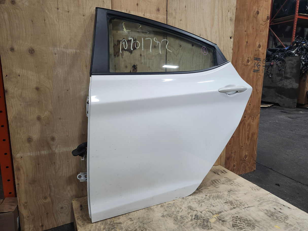 Hyundai Elantra 2011-2016 Rear Left White Door - Toronto Auto Parts