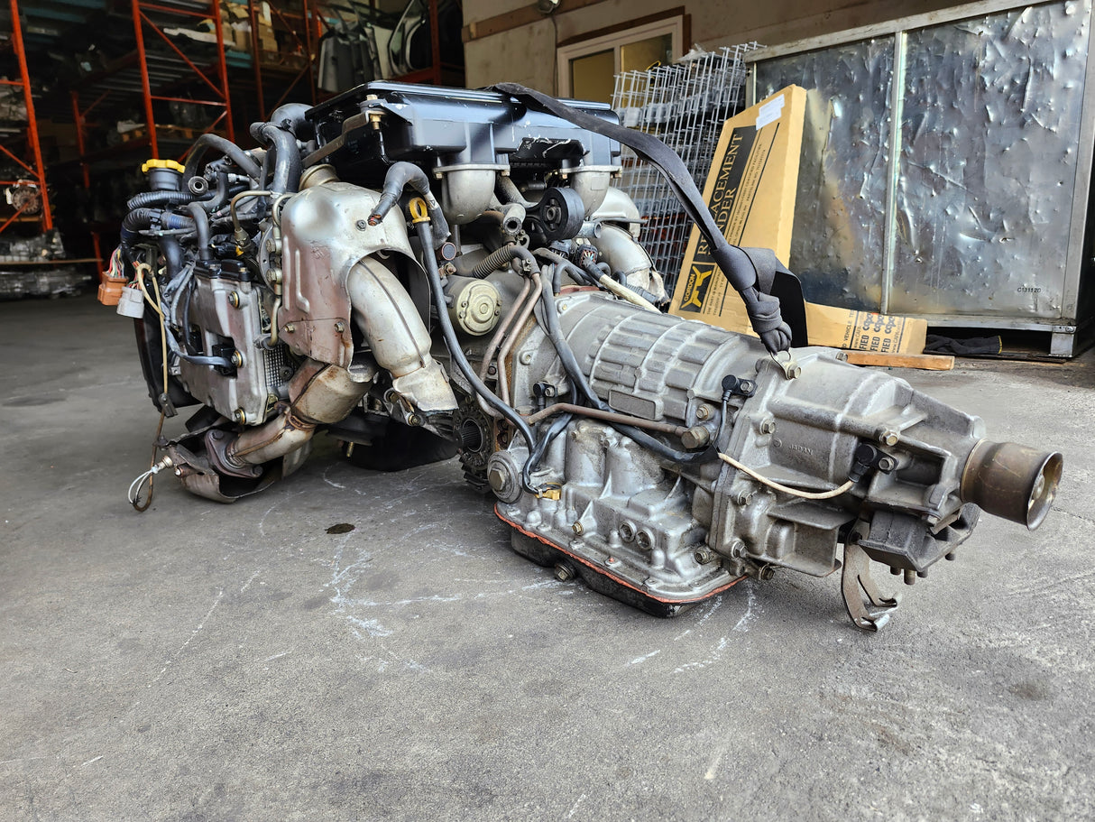 JDM Subaru Legacy 1997 -1998 EJ20 2.0L Twin Turbo with Inter Cooler Engine and Transmission / Low Mileage STOCK NO:1552 - Toronto Auto Parts