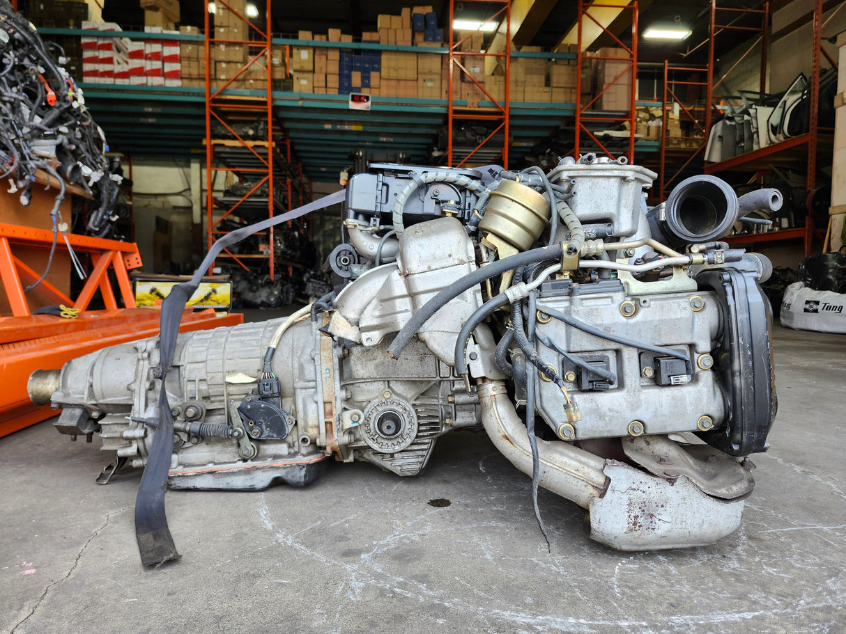 JDM Subaru Legacy 1997 -1998 EJ20 2.0L Twin Turbo with Inter Cooler Engine and Transmission / Low Mileage STOCK NO:1552 - Toronto Auto Parts