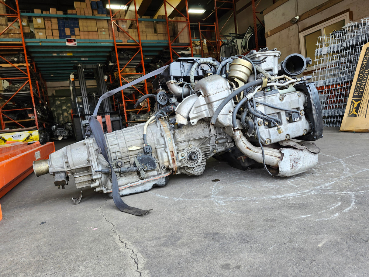 JDM Subaru Legacy 1997 -1998 EJ20 2.0L Twin Turbo with Inter Cooler Engine and Transmission / Low Mileage STOCK NO:1552 - Toronto Auto Parts