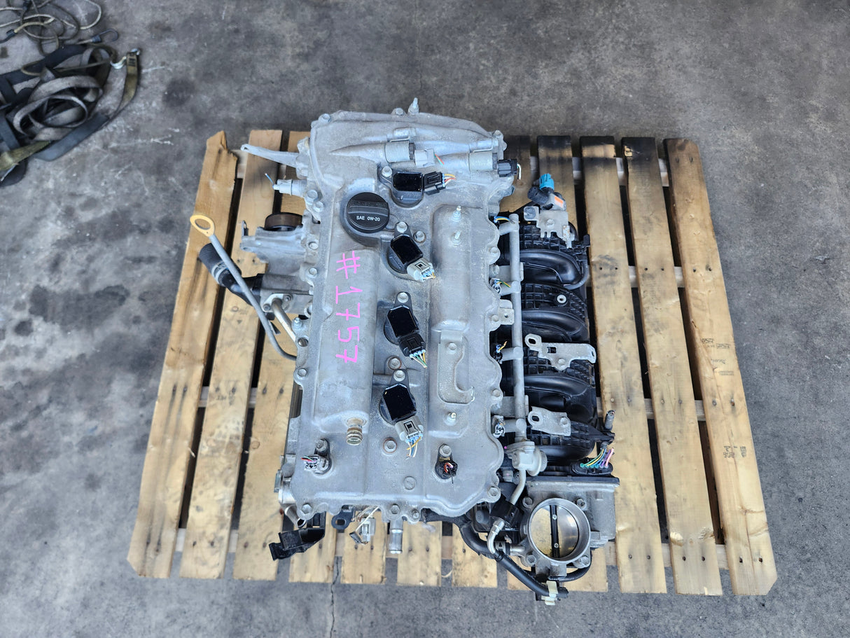 JDM Toyota 2012-2017 2AR-FE Engine Only / Stock No: 1757