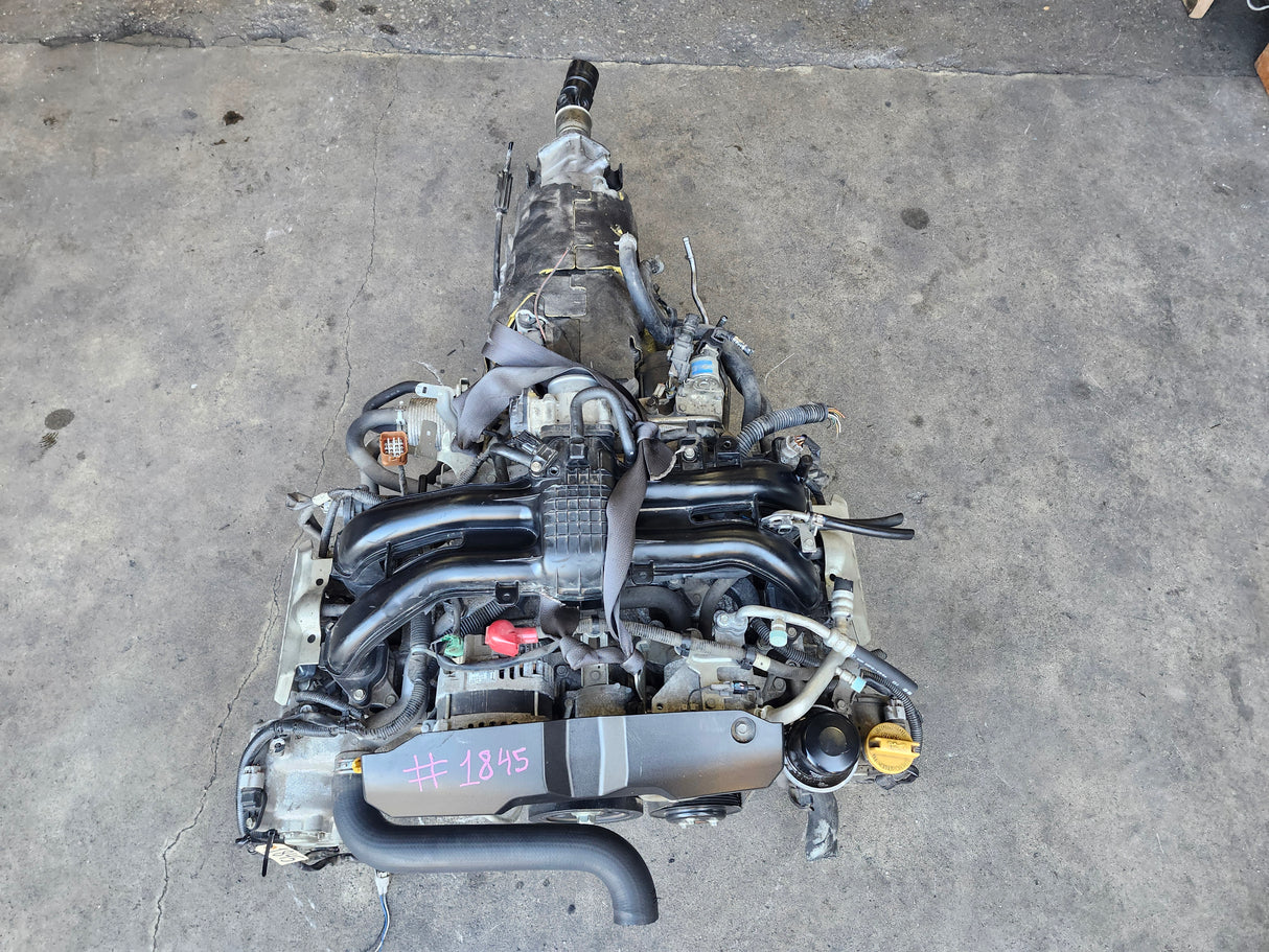JDM Subaru Legacy, Forester Outback 2012-2018 FB25 2.5L Engine and transmission / Low Mileage / Stock No: 1845