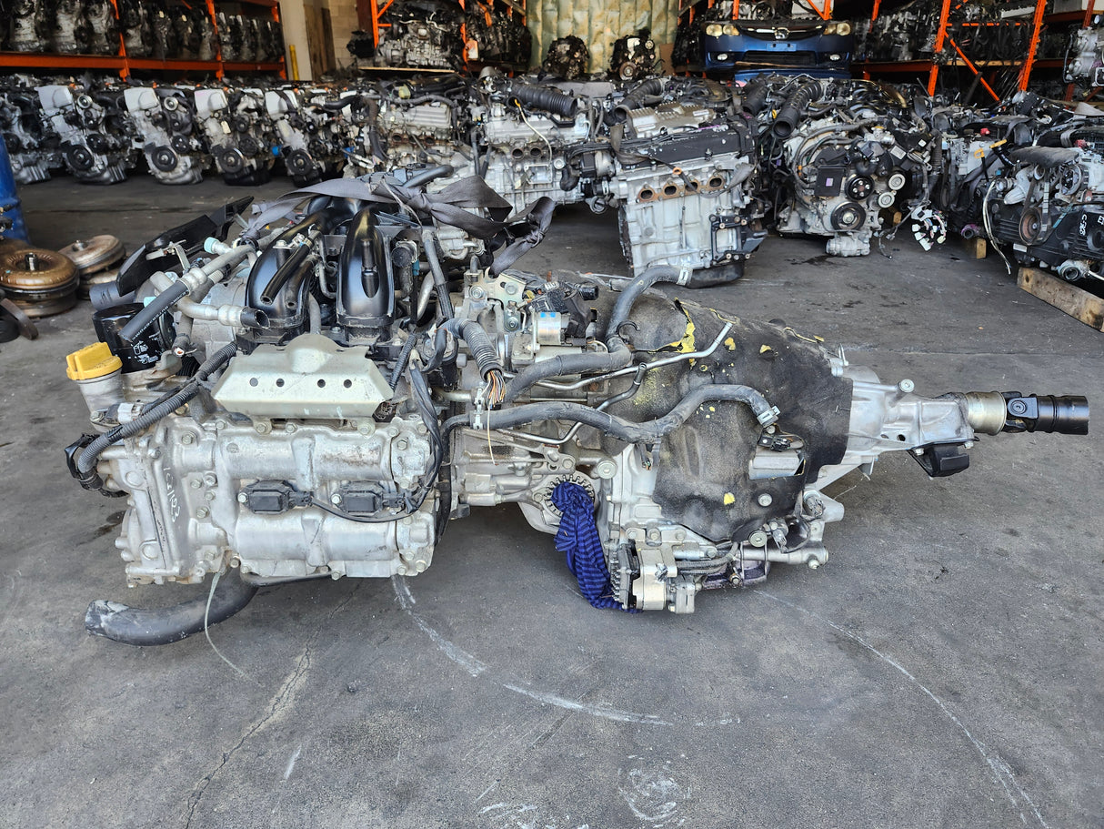 JDM Subaru Legacy, Forester Outback 2012-2018 FB25 2.5L Engine and transmission / Low Mileage / Stock No: 1845