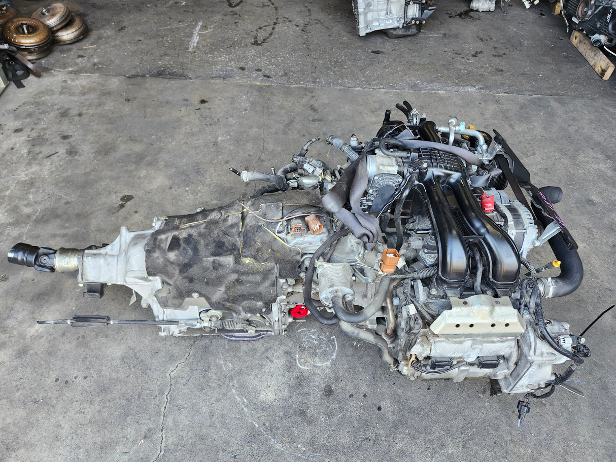 JDM Subaru Legacy, Forester Outback 2012-2018 FB25 2.5L Engine and transmission / Low Mileage / Stock No: 1845