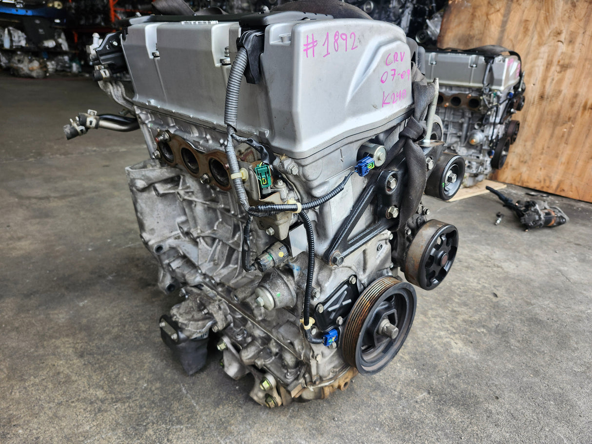 JDM Honda CR-V 2007-2009 K24A 2.4L Engine Only Direct Fit / Stock No: 1892