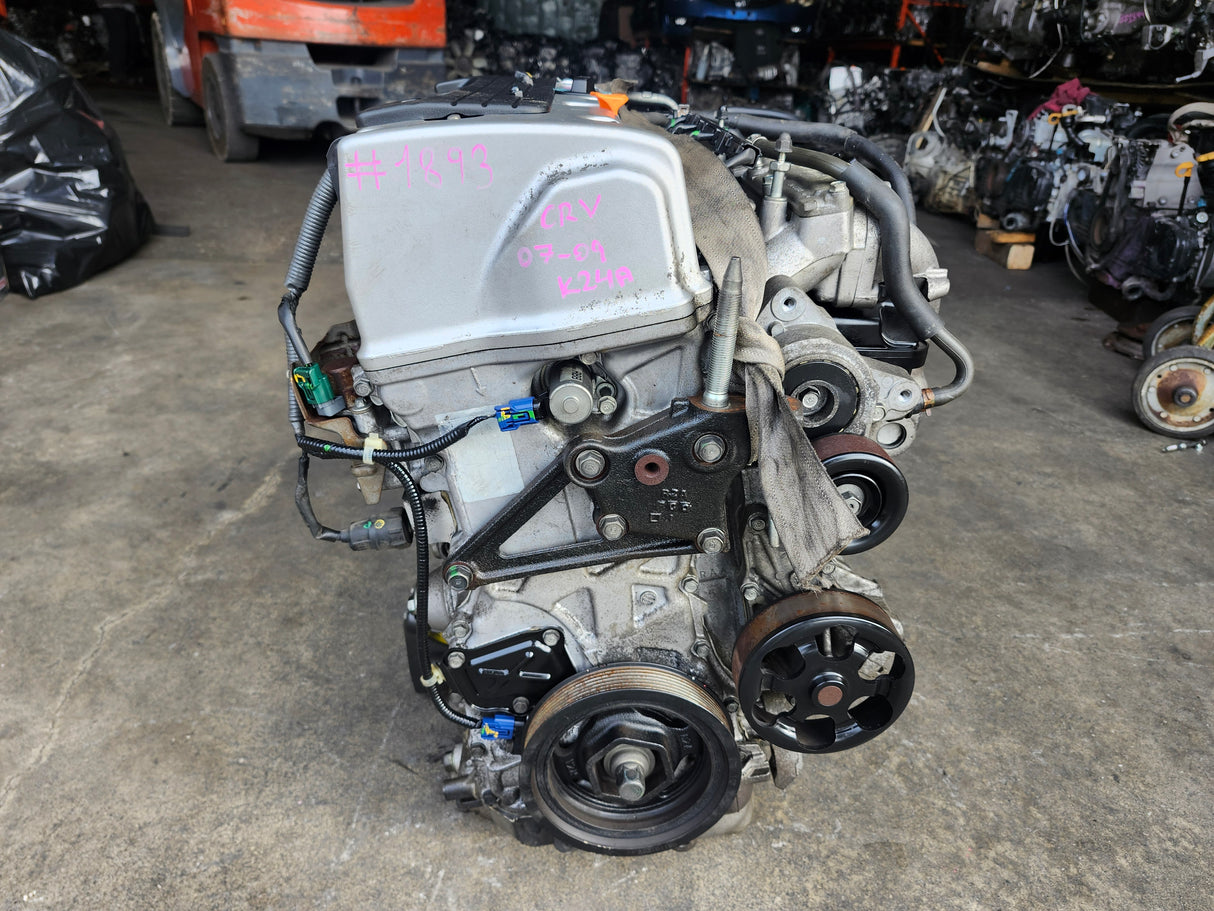 JDM Honda CR-V 2007-2009 K24A 2.4L Engine Only Direct Fit / Stock No: 1893