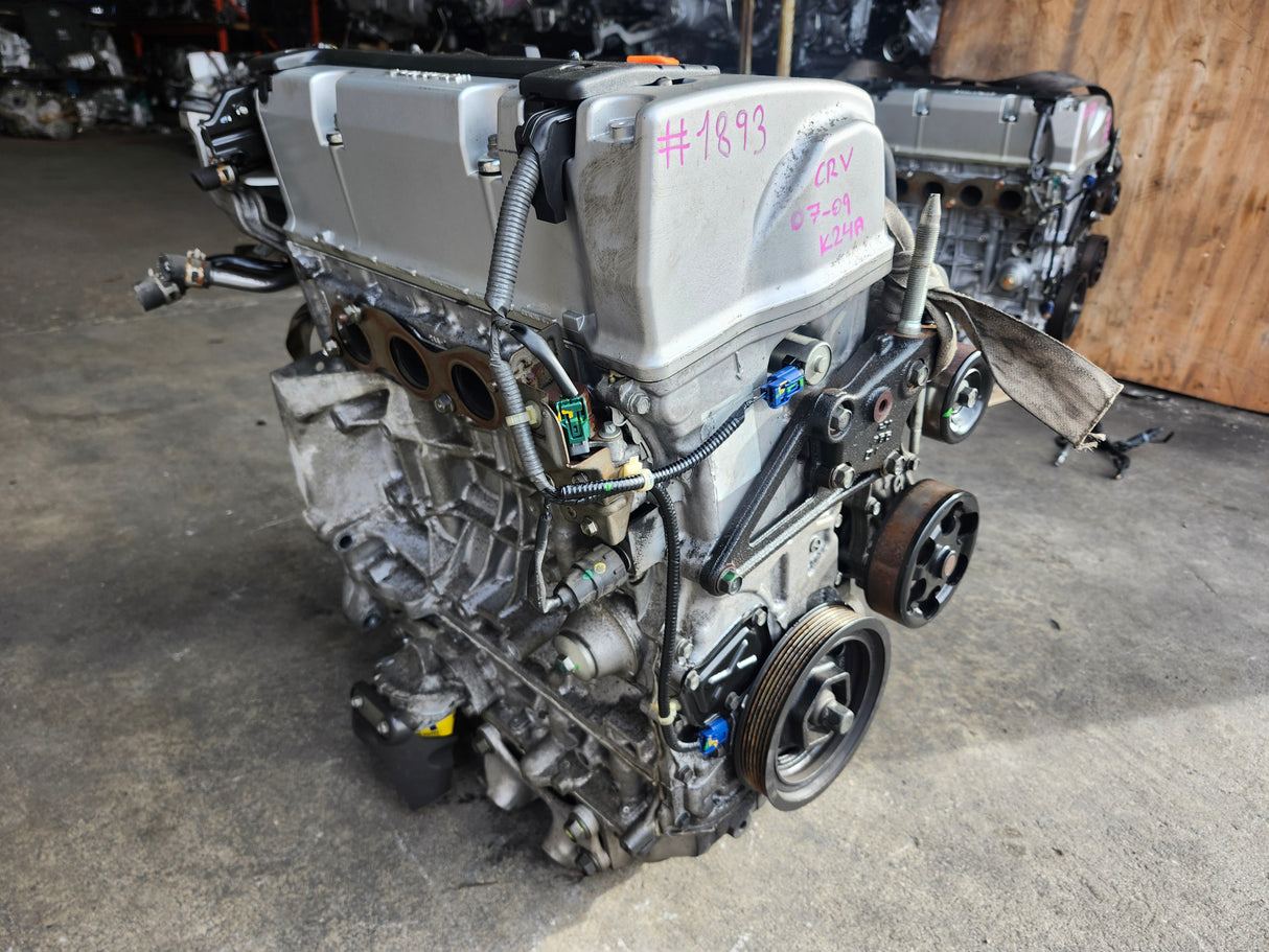 JDM Honda CR-V 2007-2009 K24A 2.4L Engine Only Direct Fit / Stock No: 1893