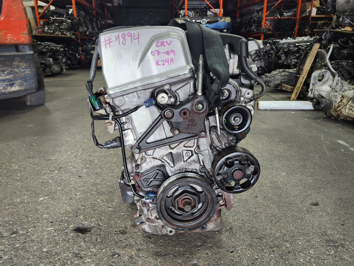 JDM Honda CR-V 2007-2009 K24A 2.4L Engine Only Direct Fit / Stock No: 1894