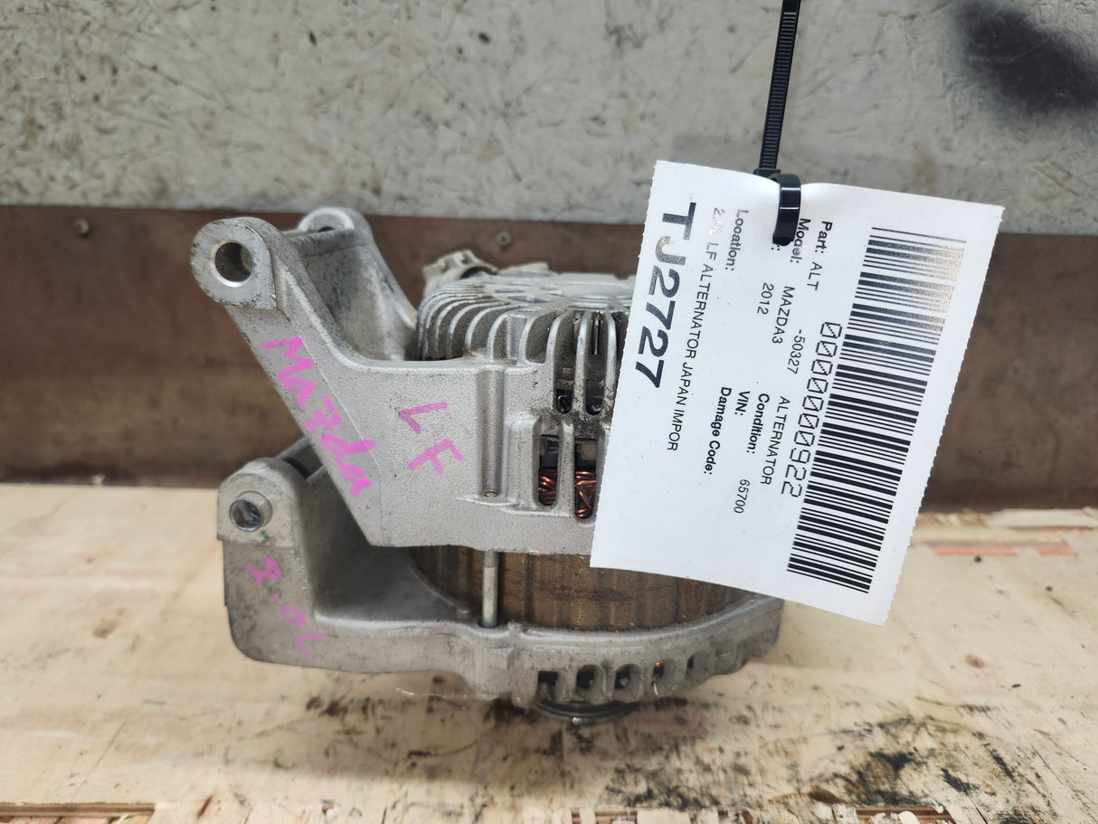 JDM Mazda 3 2008-2013 LF 2.0L Alternator / Stock No: TJ2727