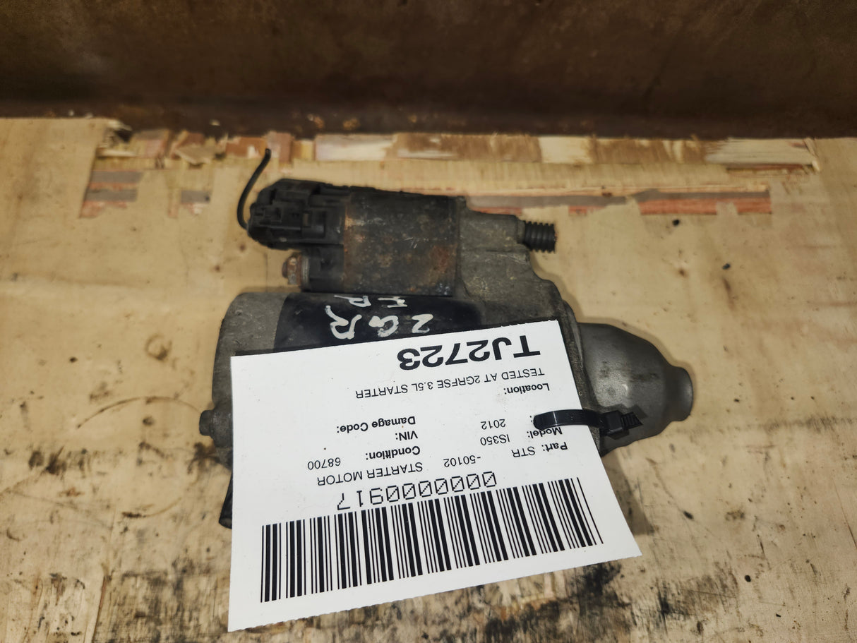 JDM Lexus IS350 2006-2011 3.5L RWD AWD 2GR FSE Starter / Stock No: TJ2723