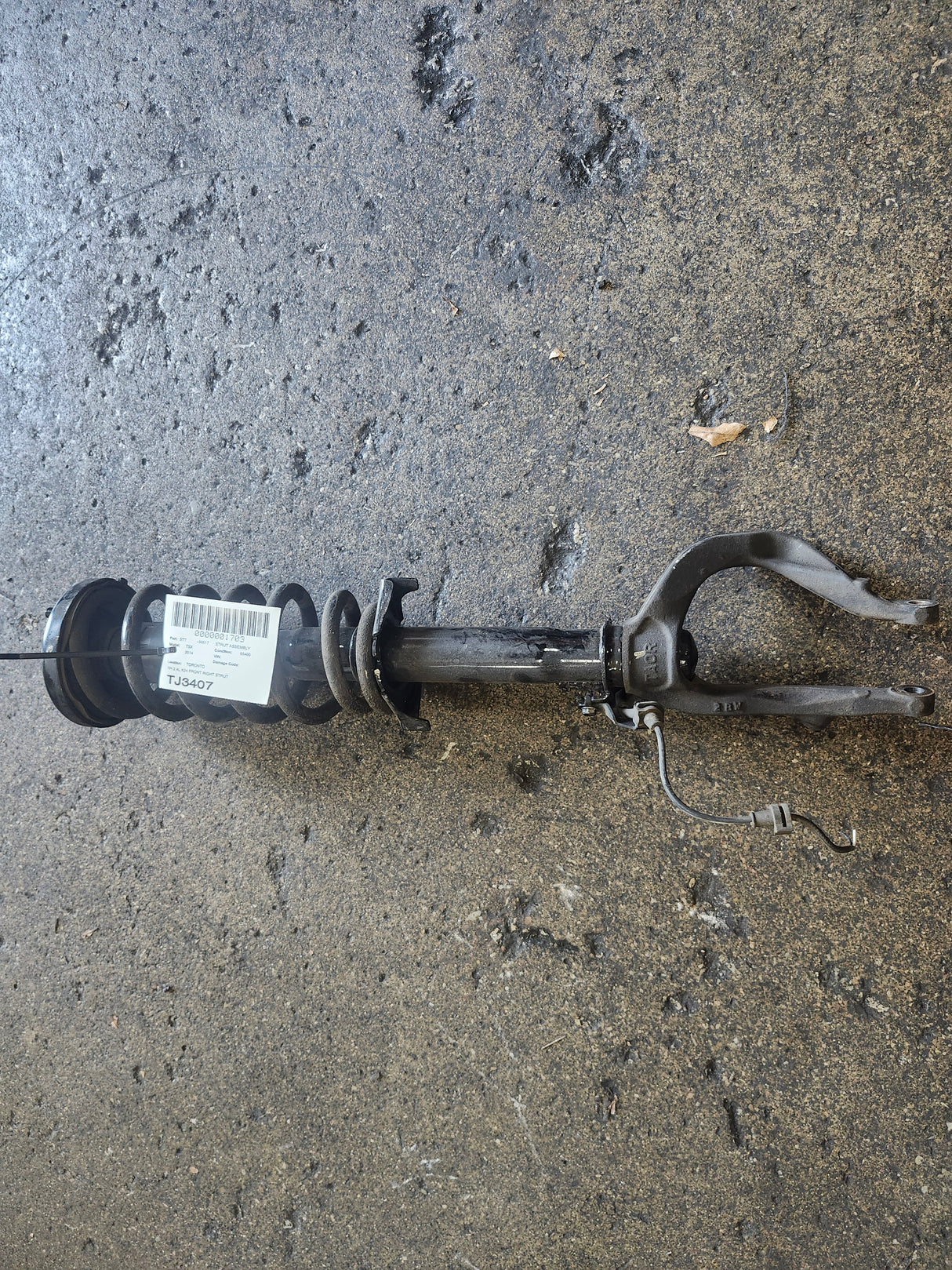 JDM Acura TSX 2009-2014 K24Z3 2.4L Front Right Strut with Fork