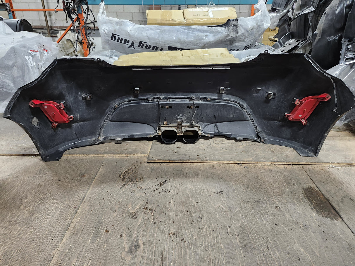 Hyundai Veloster 2013-2015 Black Rear Bumper - Toronto Auto Parts