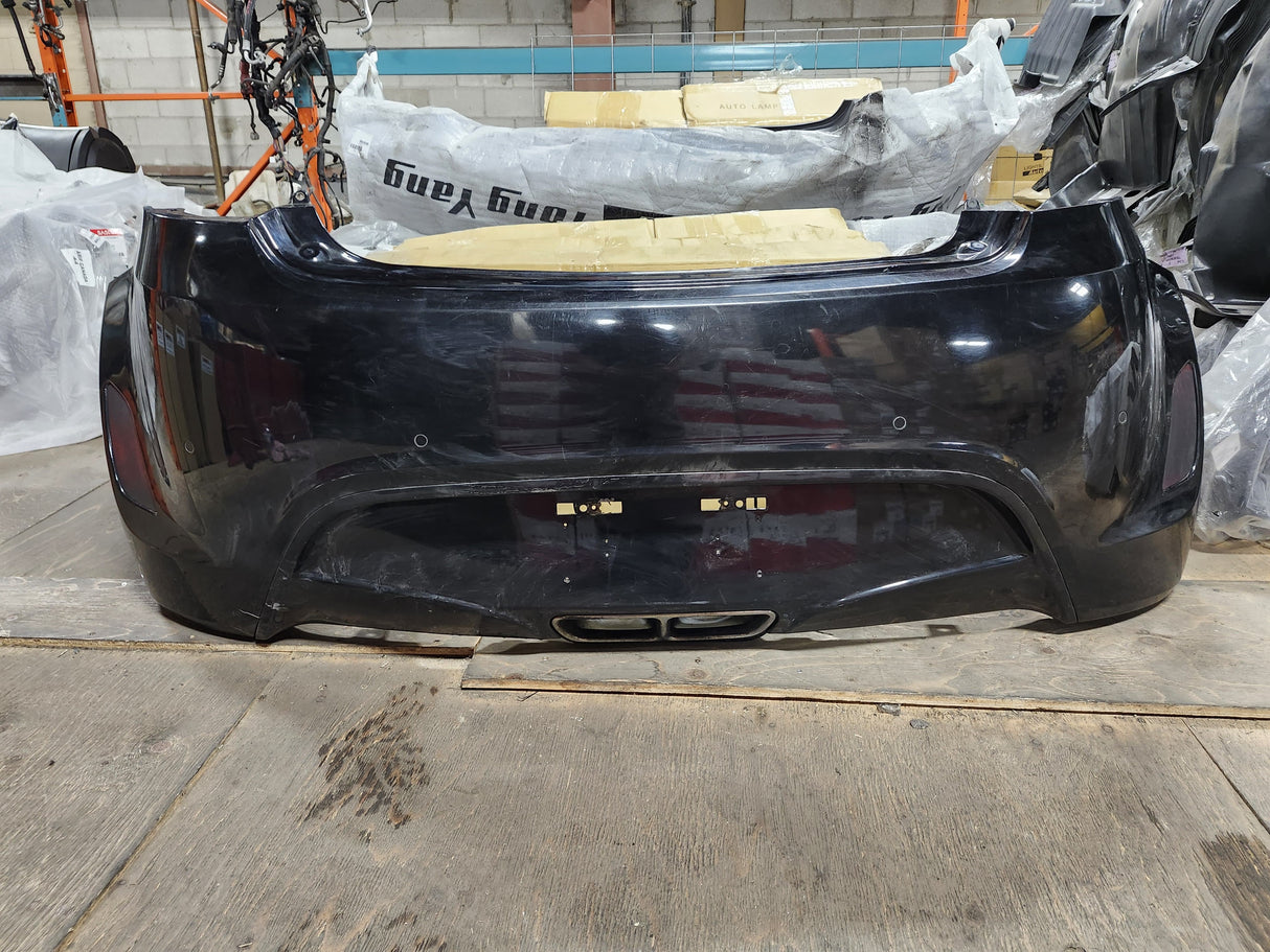 Hyundai Veloster 2013-2015 Black Rear Bumper - Toronto Auto Parts