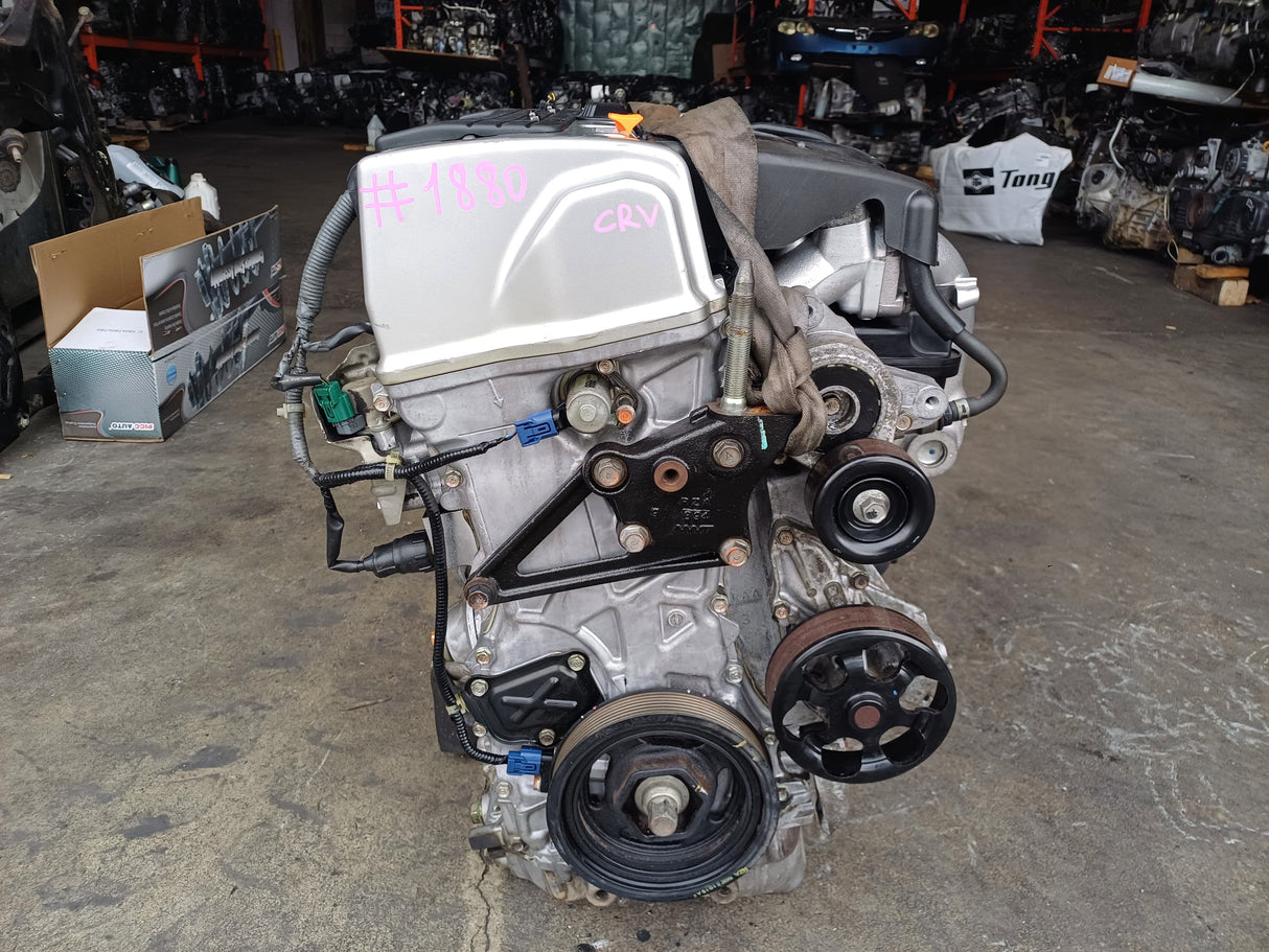 JDM Honda CR-V 2007-2009 K24Z1 2.4L Engine Only Direct Fit / Stock No: 1880