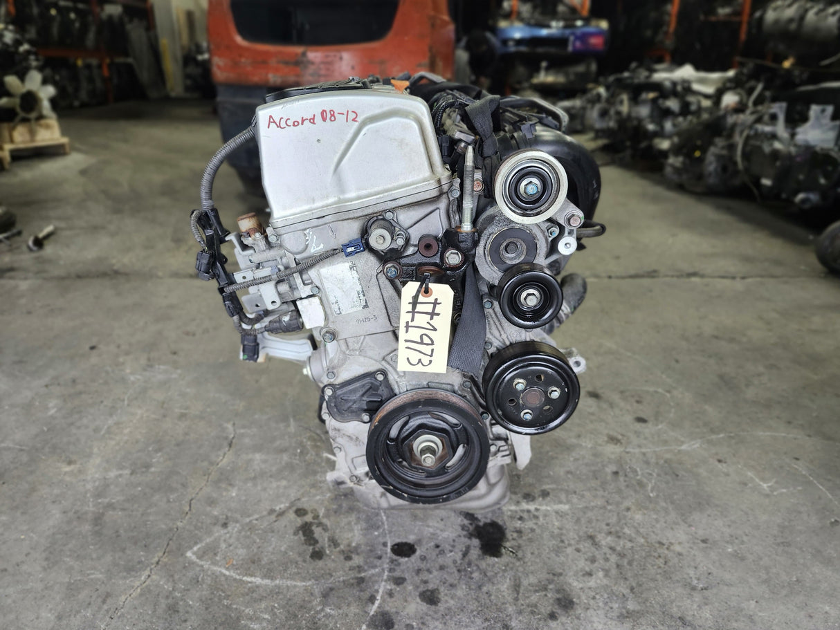 JDM Honda Accord 2008-2012 K24A 2.4L Engine Only / Stock No: 1973