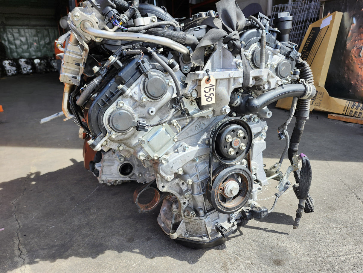 JDM Toyota Highlander 2017-2019 2GR-FKS 3.5L V6 Hybrid Engine and Automatic Transmission / Stock No:1550 - Toronto Auto Parts