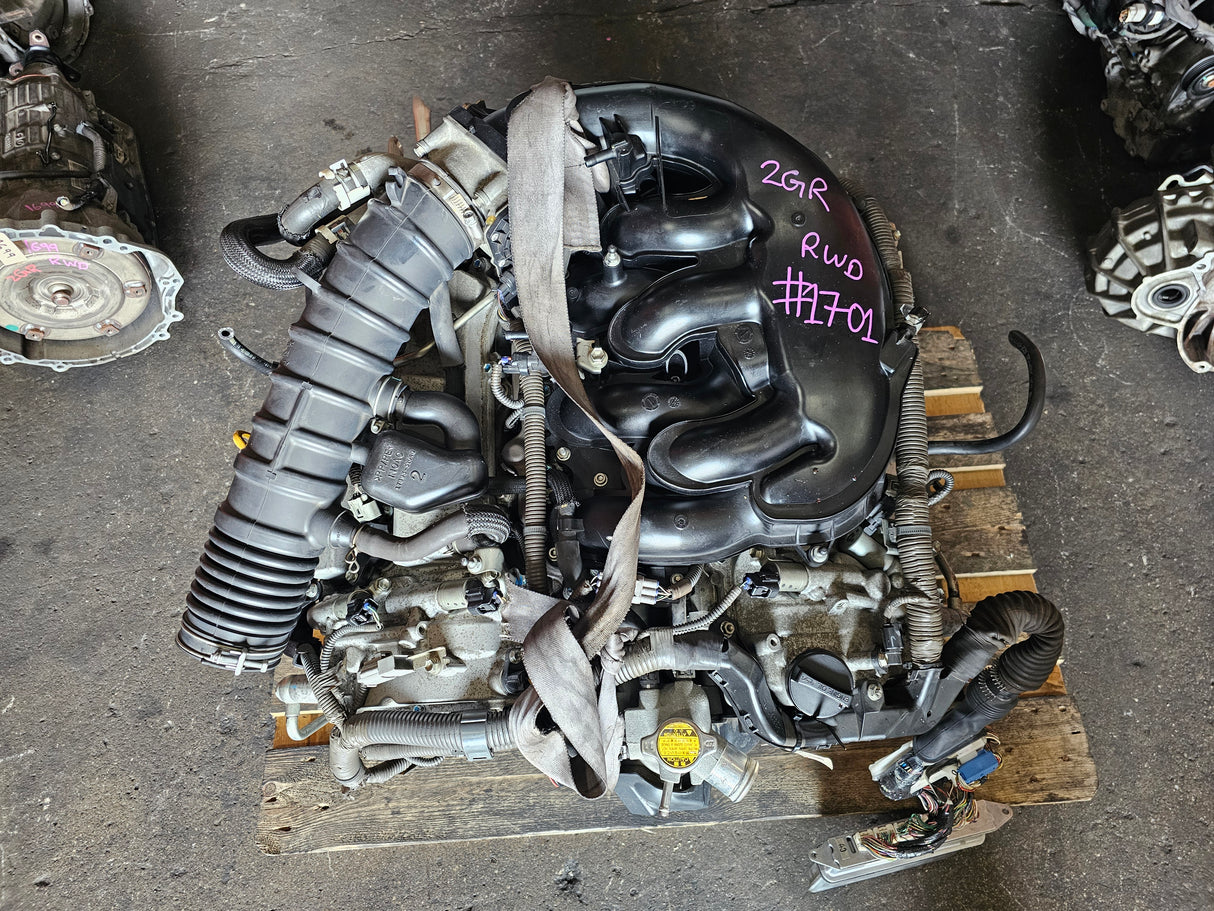 JDM Lexus IS350 2006-2011 3.5L RWD 2GRFSE Engine Only / Stock No: 1701