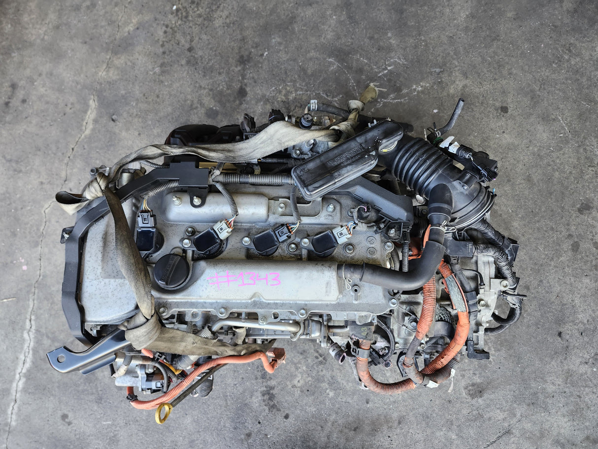 JDM Toyota Camry 2012-2017 2AR-FXE Hybrid Engine and Transmission / Stock No:1343 - Toronto Auto Parts