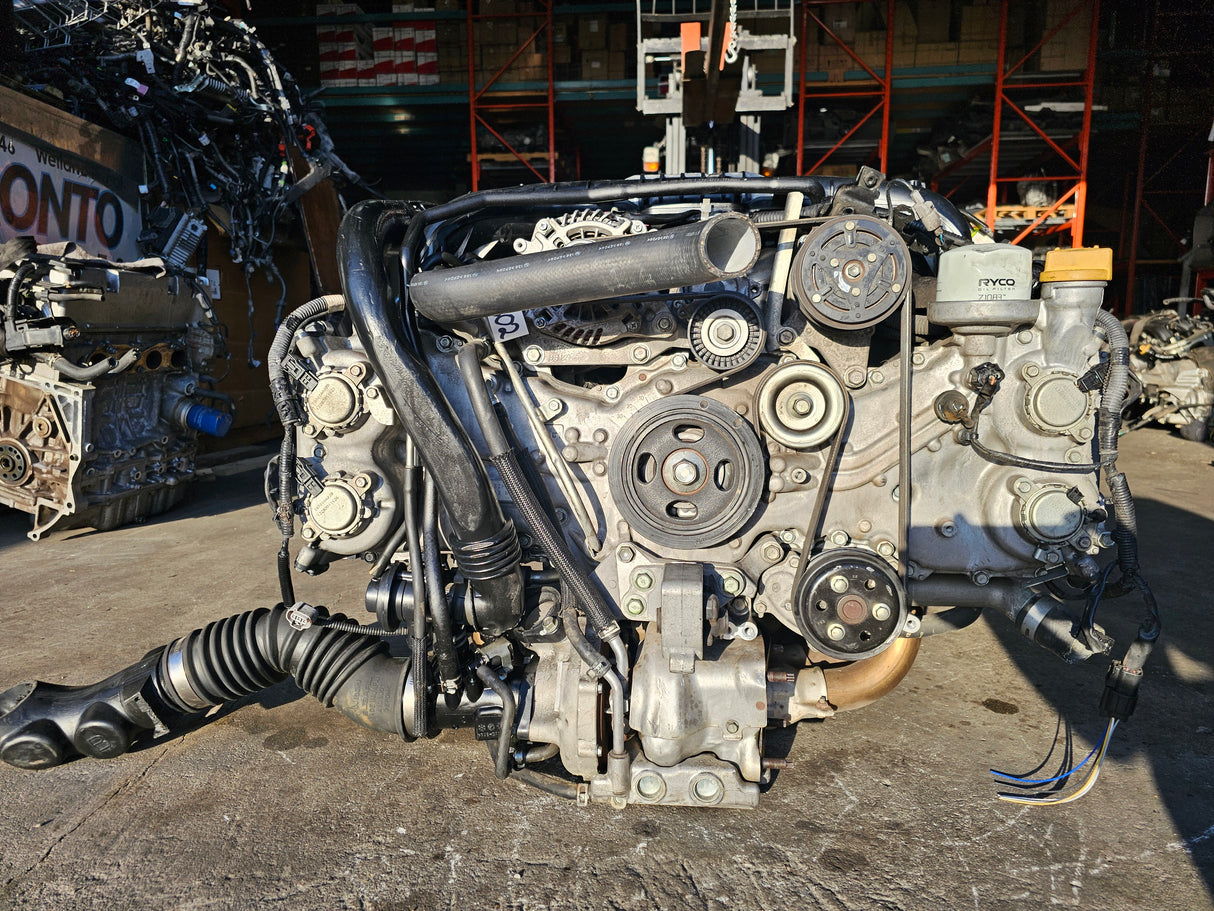 JDM Subaru WRX 2015-2018 2.0L Turbo FA20 DOHC Turbocharged Engine and Transmission / Low Mileage / Stock No: 1602