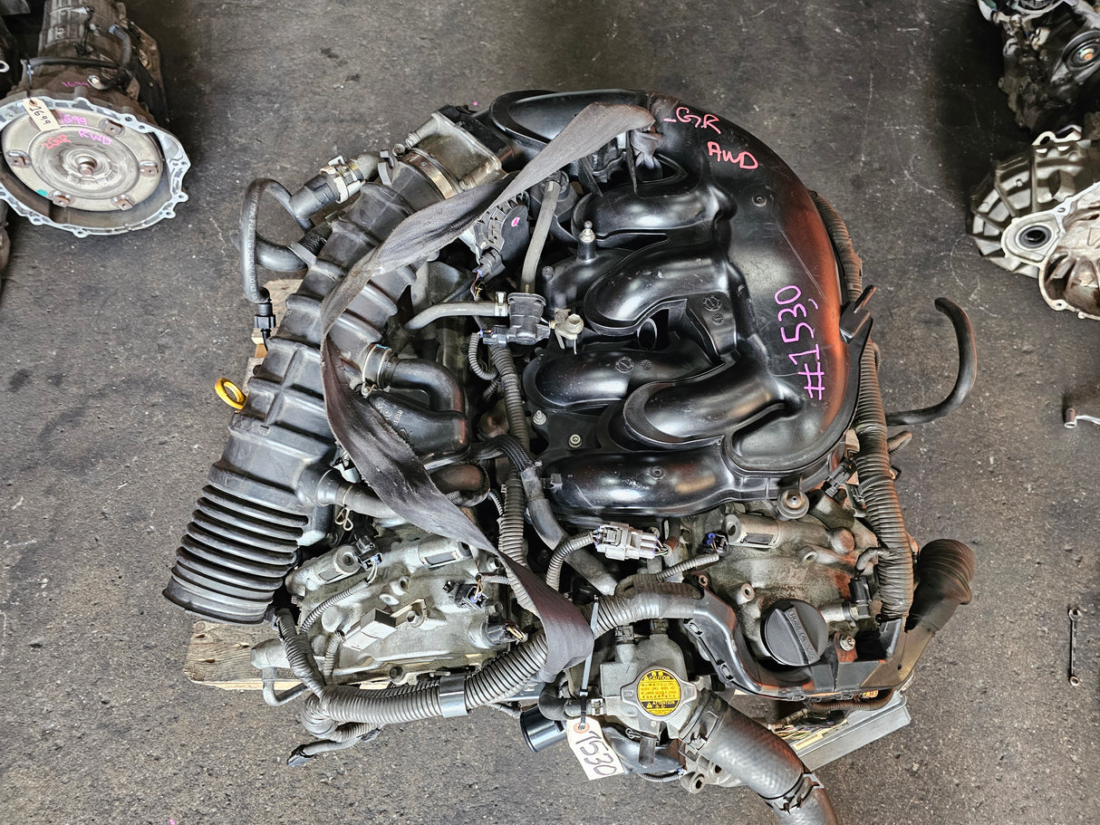 JDM Lexus GS350 2007-2011 2GRFSE AWD 3.5L V6 Engine Only / Stock No: 1530