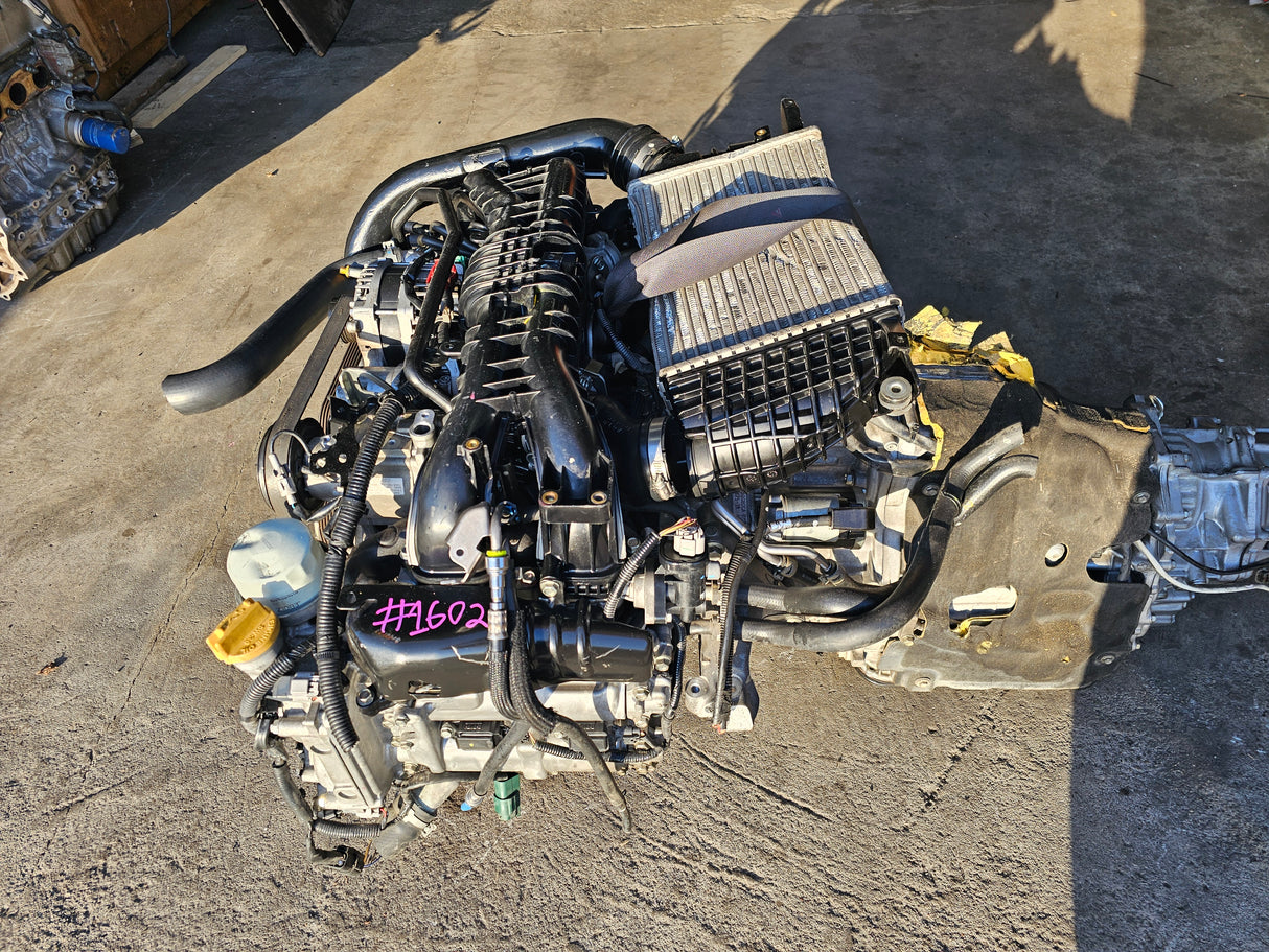JDM Subaru WRX 2015-2018 2.0L Turbo FA20 DOHC Turbocharged Engine and Transmission / Low Mileage / Stock No: 1602