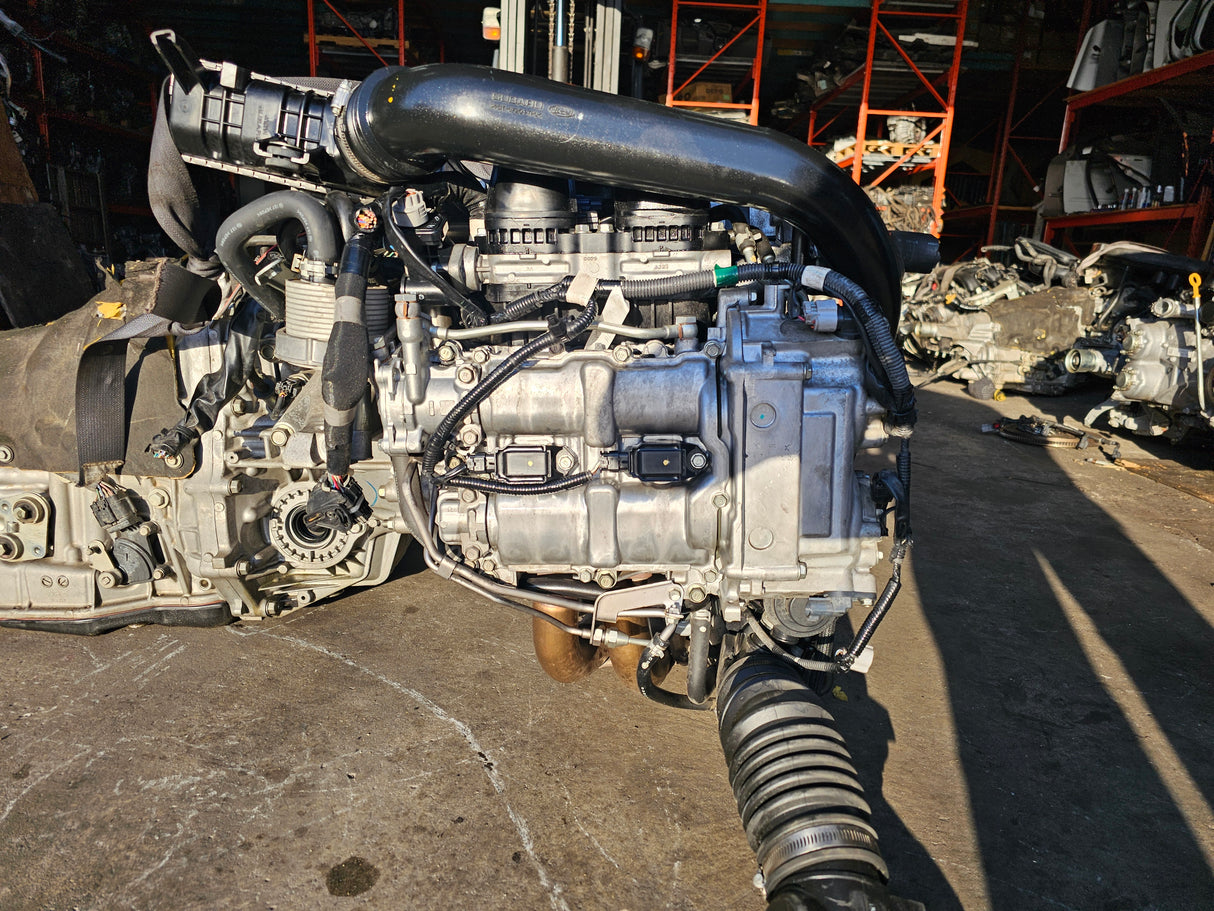JDM Subaru WRX 2015-2018 2.0L Turbo FA20 DOHC Turbocharged Engine and Transmission / Low Mileage / Stock No: 1602