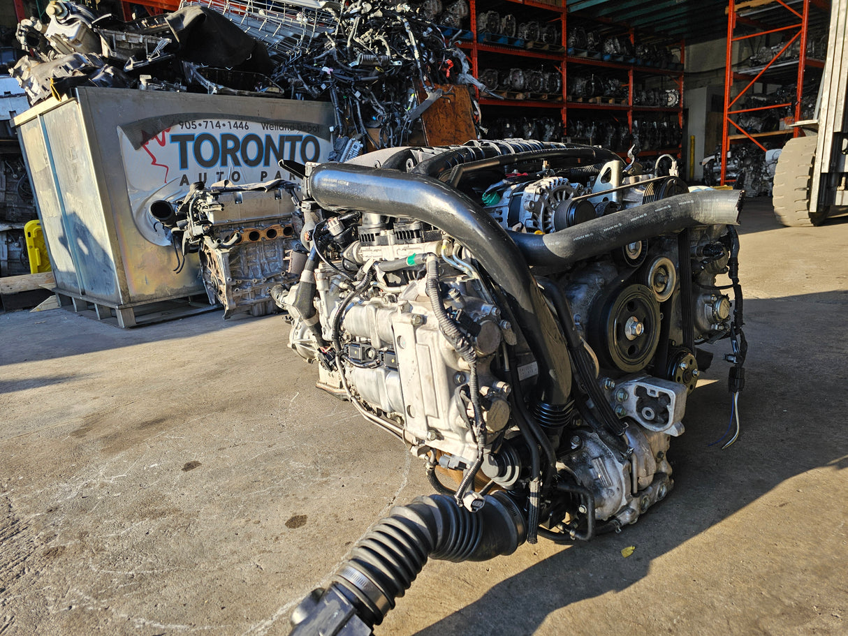JDM Subaru WRX 2015-2018 2.0L Turbo FA20 DOHC Turbocharged Engine and Transmission / Low Mileage / Stock No: 1602