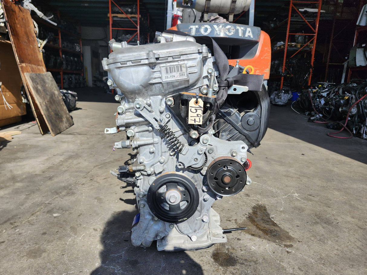 JDM Toyota Corolla 2009-2019 2ZRFE 1.8L with Valvematic Timing Engine Only/ STOCK NO: 1597