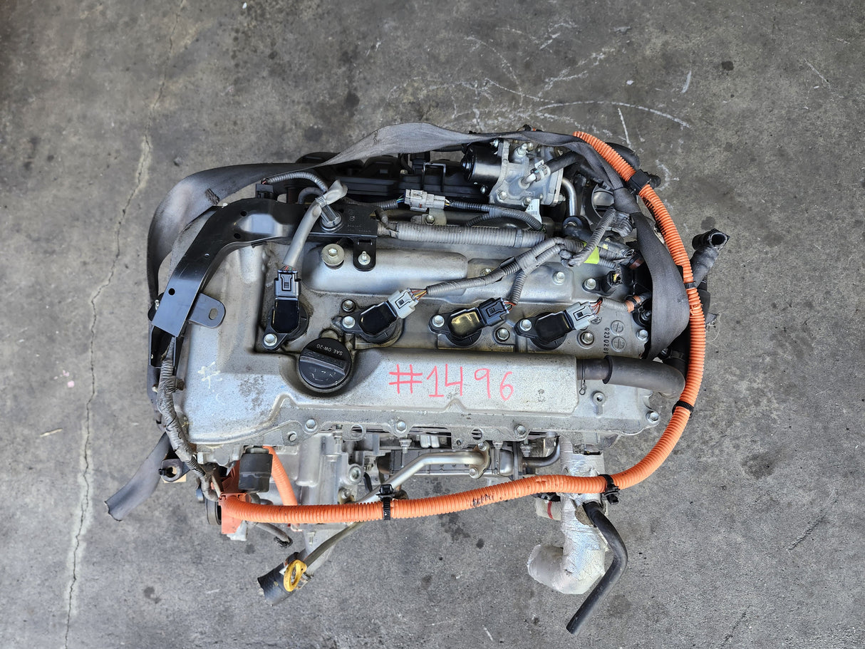 JDM Lexus NX300H / Toyota Rav4 / Lexus ES300H 2015-2019 2AR-FXE 2.5L Hybrid Engine Only / Stock No:1496 - Toronto Auto Parts