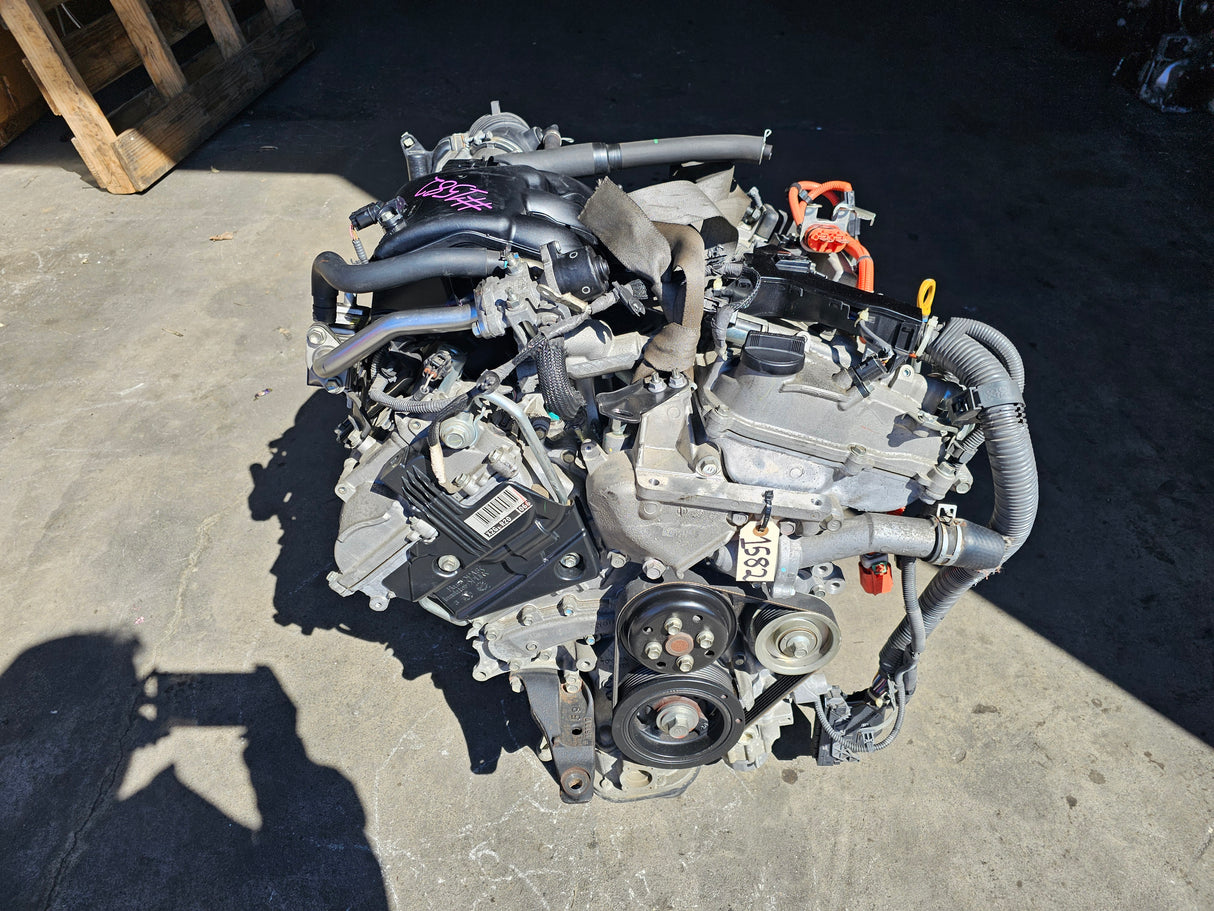 JDM Toyota Highlander 2011-2016 Hybrid 2GR-FXE 3.5L V6 Engine Only / Stock No: 1582 - Toronto Auto Parts