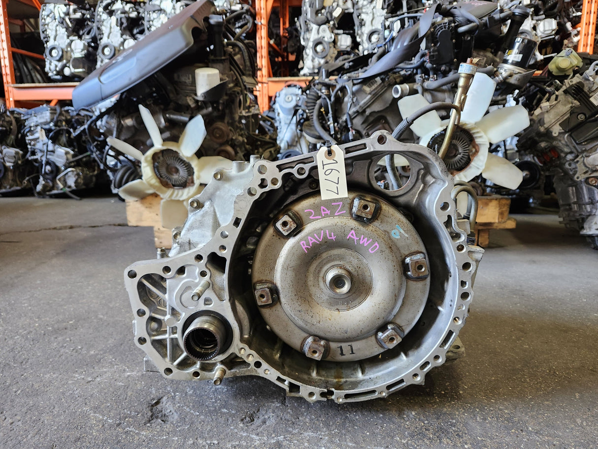 JDM Toyota Rav4 2006-2012 2AZFE 2.4L AWD Automatic Transmission / Stock No: 1677