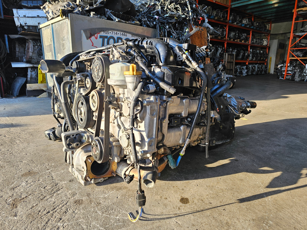 JDM Subaru WRX 2015-2018 2.0L Turbo FA20 DOHC Turbocharged Engine and Transmission / Low Mileage / Stock No: 1602