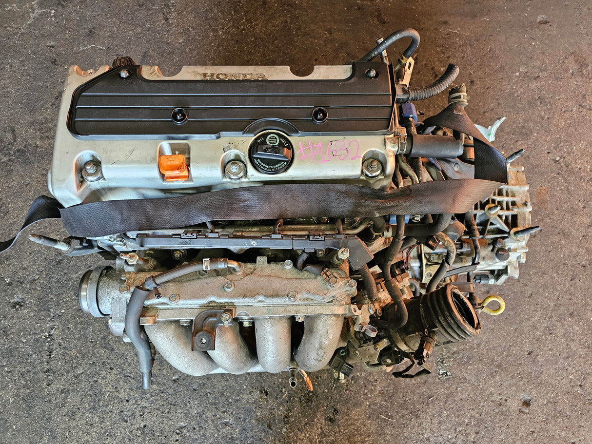 JDM Acura TSX 2004-2008 K24A 2.4L Engine and Automatic Transmission / Low Mileage / STOCK NO:1632