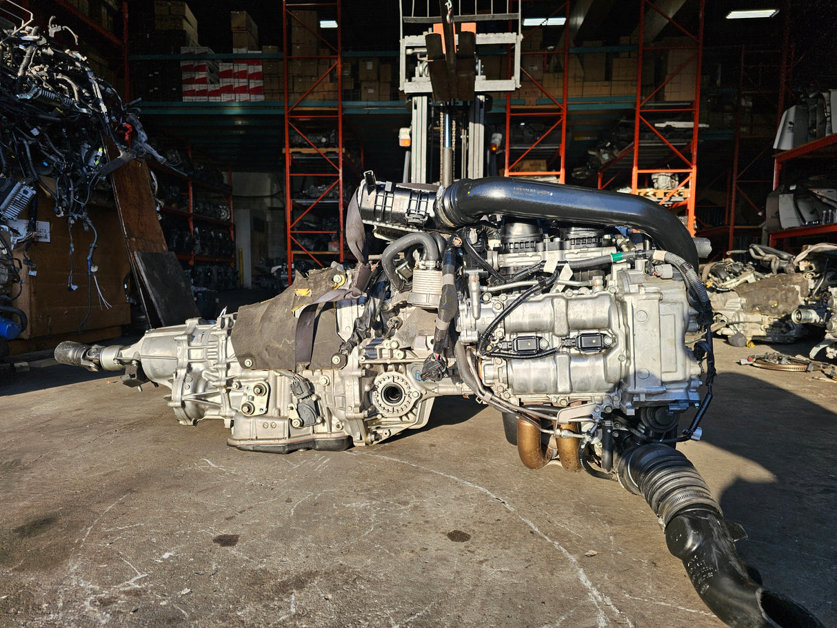 JDM Subaru WRX 2015-2018 2.0L Turbo FA20 DOHC Turbocharged Engine and Transmission / Low Mileage / Stock No: 1602
