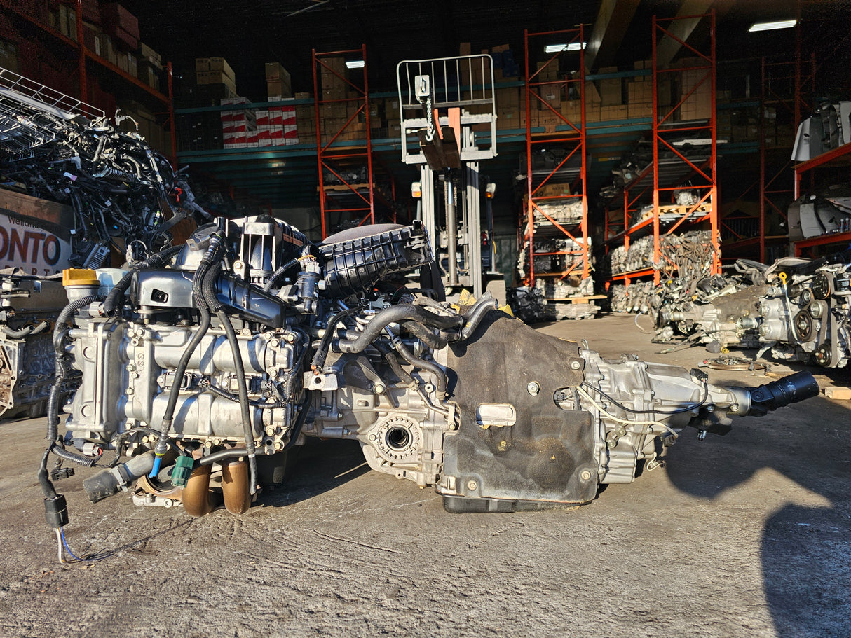 JDM Subaru WRX 2015-2018 2.0L Turbo FA20 DOHC Turbocharged Engine and Transmission / Low Mileage / Stock No: 1602