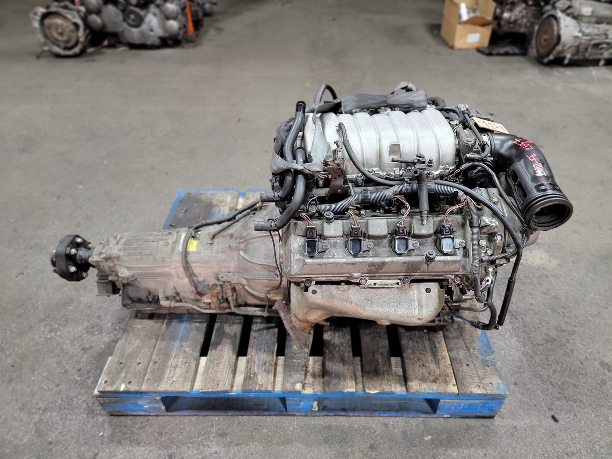 JDM Toyota/Lexus LS400, GS400, SC400 1998-2000 1UZ-FE 4.0L V8 Engine and Transmission With ECU / Stock No:1129 - Toronto Auto Parts