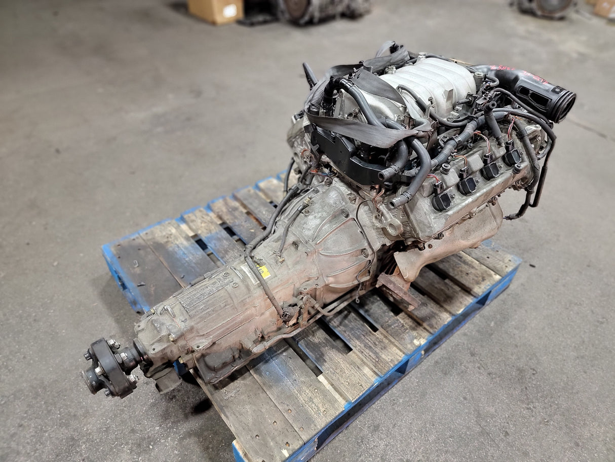 JDM Toyota/Lexus LS400, GS400, SC400 1998-2000 1UZ-FE 4.0L V8 Engine and Transmission With ECU / Stock No:1129 - Toronto Auto Parts