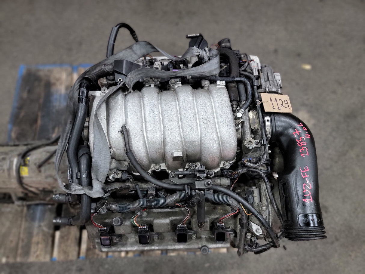 JDM Toyota/Lexus LS400, GS400, SC400 1998-2000 1UZ-FE 4.0L V8 Engine and Transmission With ECU / Stock No:1129 - Toronto Auto Parts