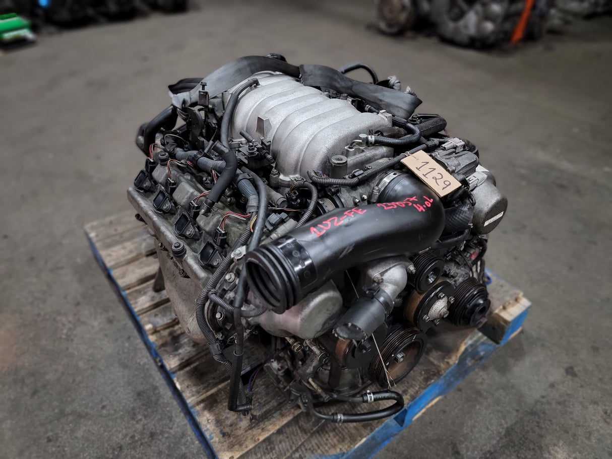 JDM Toyota/Lexus LS400, GS400, SC400 1998-2000 1UZ-FE 4.0L V8 Engine and Transmission With ECU / Stock No:1129 - Toronto Auto Parts
