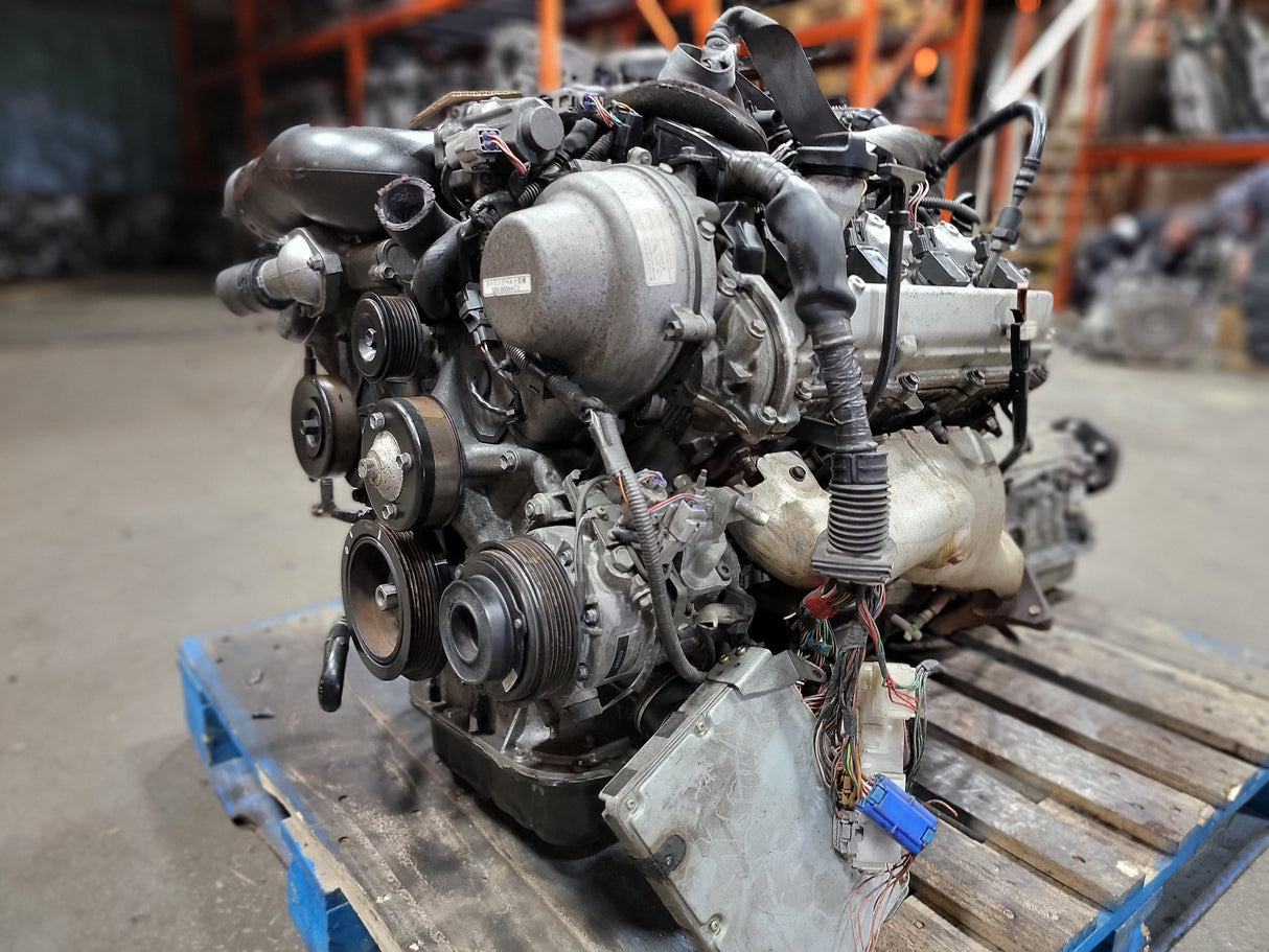 JDM Toyota/Lexus LS400, GS400, SC400 1998-2000 1UZ-FE 4.0L V8 Engine and Transmission With ECU / Stock No:1129 - Toronto Auto Parts