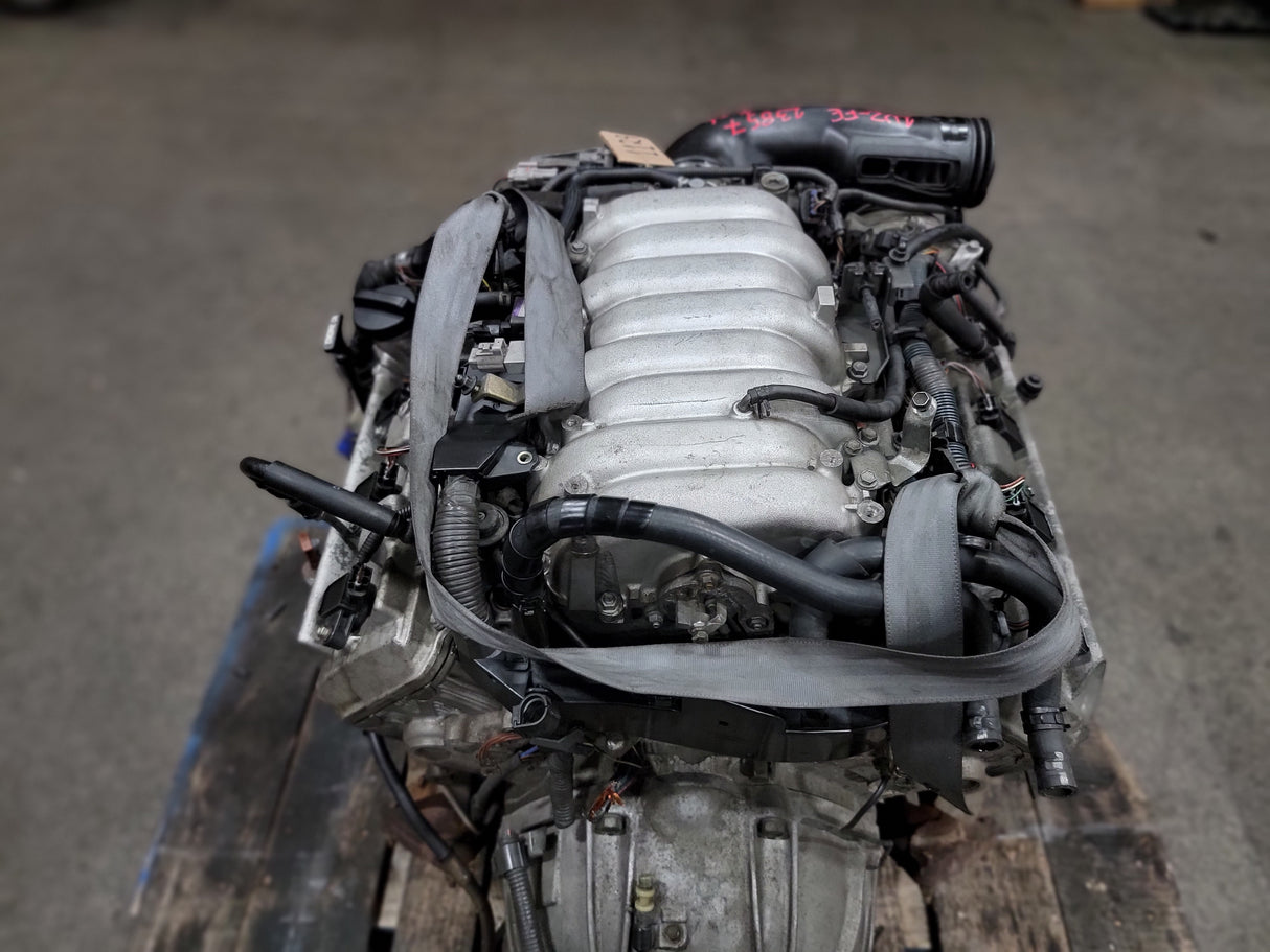 JDM Toyota/Lexus LS400, GS400, SC400 1998-2000 1UZ-FE 4.0L V8 Engine and Transmission With ECU / Stock No:1129 - Toronto Auto Parts