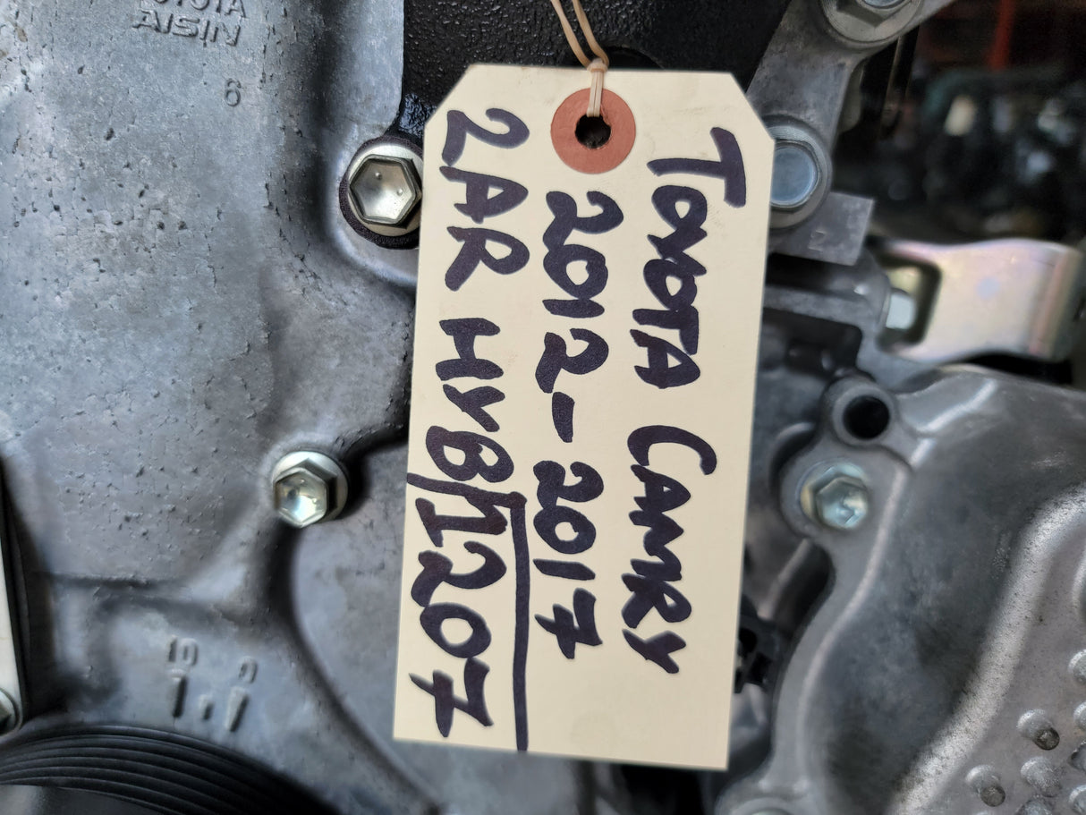JDM Toyota Camry 2012-2017 2AR-FXE Hybrid Engine Only / Stock No:1207 - Toronto Auto Parts