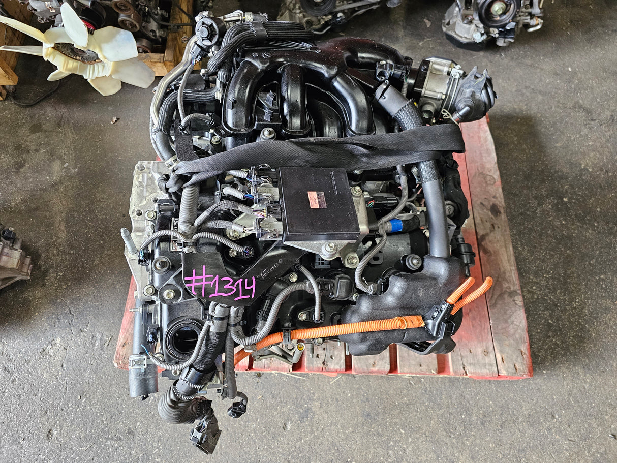 JDM Toyota Highlander 2017-2019 2GR-FKS 3.5L V6 Hybrid Engine Only / Stock No:1314